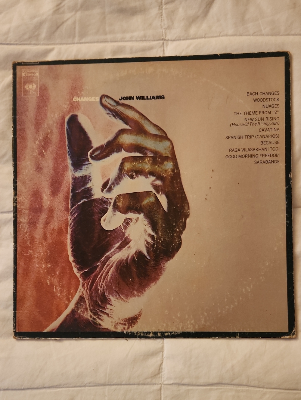 John Williams: 'Changes' Vinyl Album (Minor Scratches) Selling AS IS.
